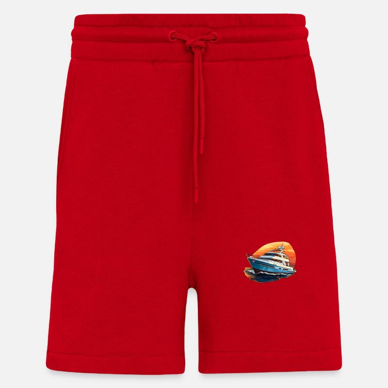 Yacht Boot - Shorts - made by SPREAD - Rot