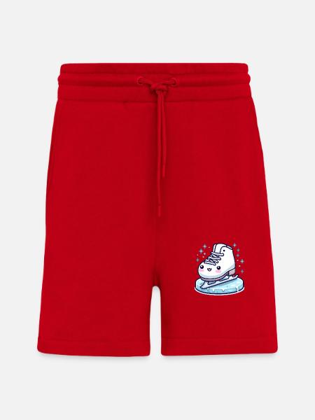 Ice Skating Kawaii - Shorts - made by SPREAD - red