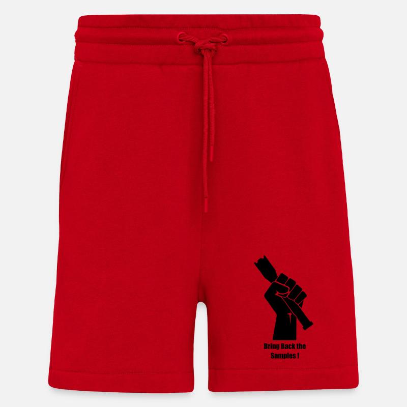 Bring Back the Samples - Shorts - made by SPREAD - red