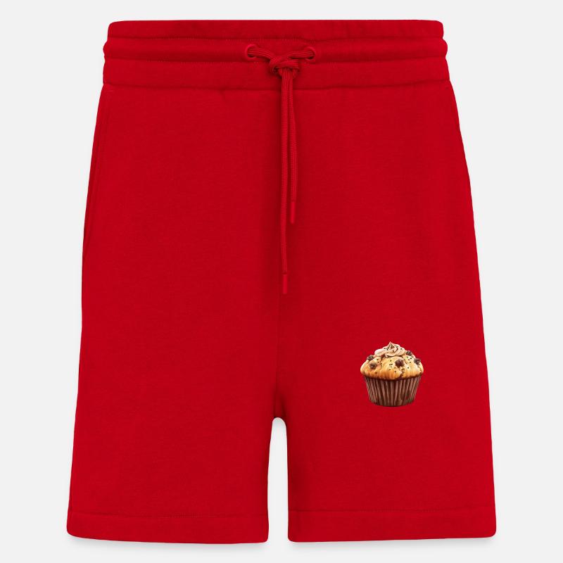 Chocolate Cupcake Lover Dream - Shorts - made by SPREAD - red