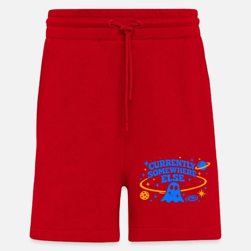 CURRENTLY SOMEWHERE ELSE - Shorts - made by SPREAD - red