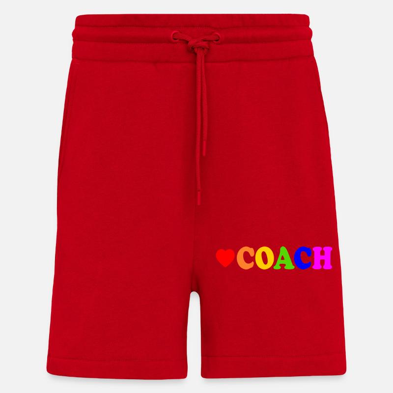 Coach - Short bio décontracté fabriqué en UE - rouge