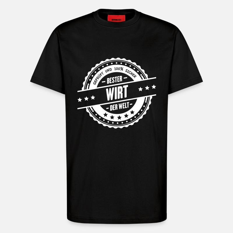 Bester Wirt - T-Shirt - made by SPREAD - SOLID BLACK