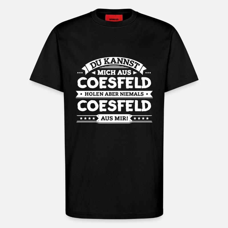 Mein Coesfeld - T-Shirt - made by SPREAD - SOLID BLACK