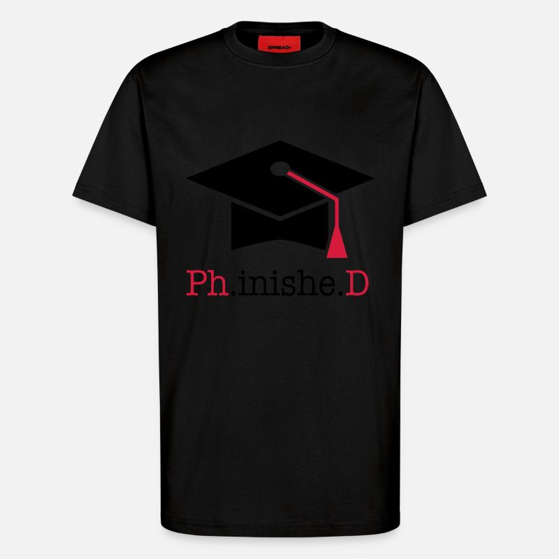 Doktortitel - T-Shirt - made by SPREAD - SOLID BLACK