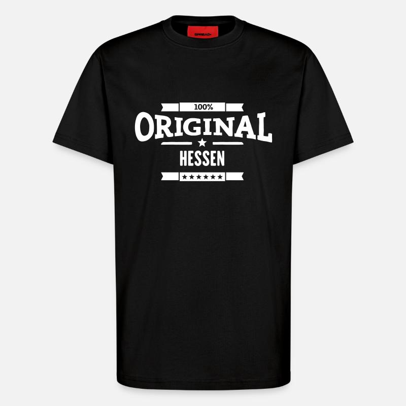 Original Hessen - T-Shirt - made by SPREAD - SOLID BLACK