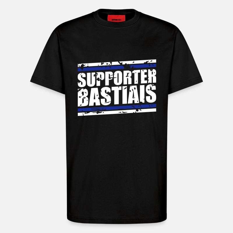 Weinlese-Bär Bastia - T-Shirt - made by SPREAD - SOLID BLACK