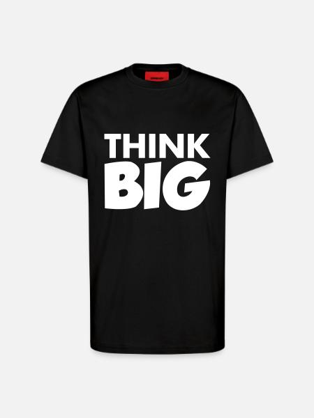 Think Big - T-Shirt - made by SPREAD - SOLID BLACK