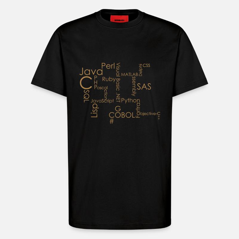 Programming - T-Shirt - made by SPREAD - SOLID BLACK