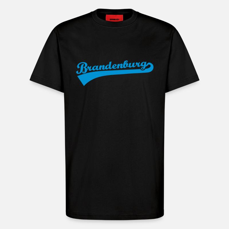 Brandenburg - T-Shirt - made by SPREAD - SOLID BLACK