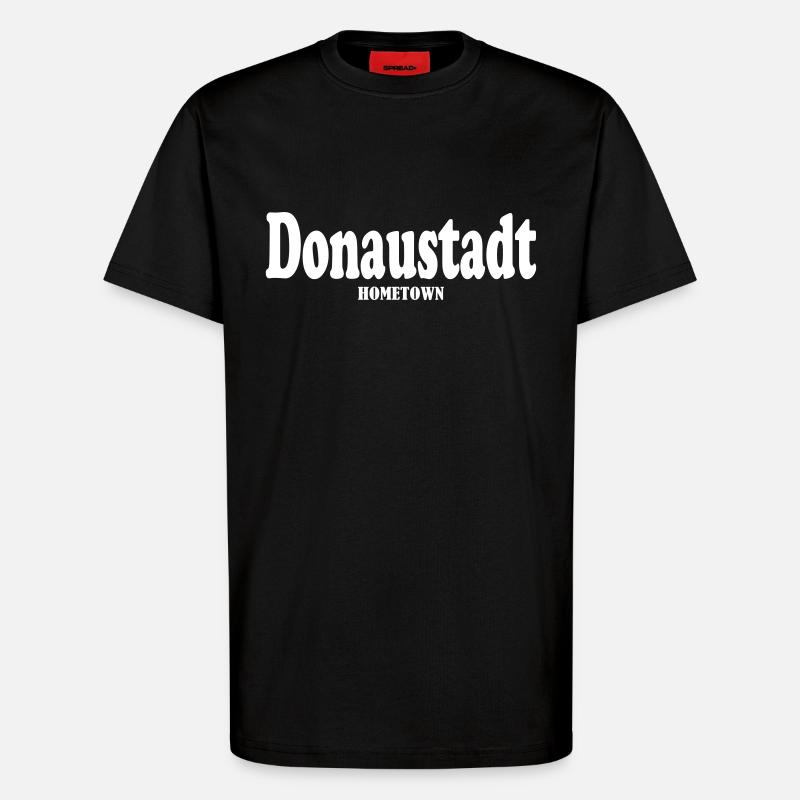 Donaustadt Hometown - T-Shirt - made by SPREAD - SOLID BLACK