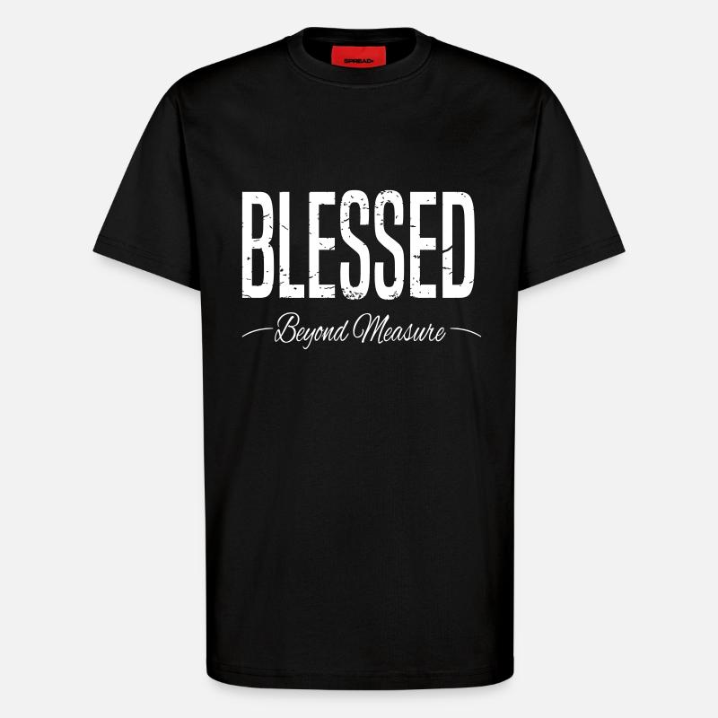 BÉNÉDICTION Beyond Measure grunge - T-shirt bio décontracté fabriqué en UE - SOLID BLACK
