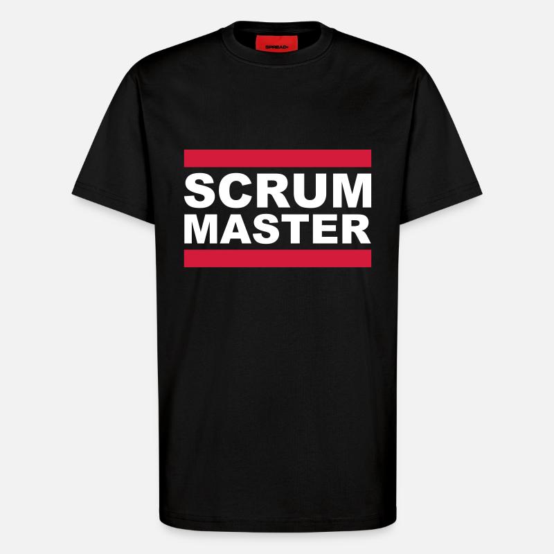 Scrum Master - T-Shirt - made by SPREAD - SOLID BLACK