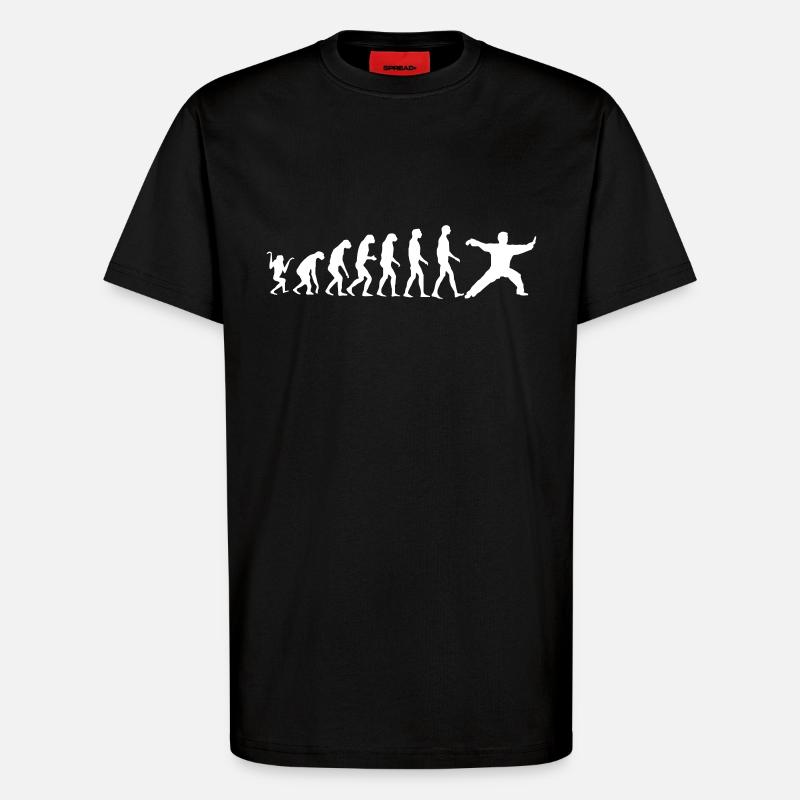 Taijiquan Chen-Style Evolution - T-Shirt - made by SPREAD - SOLID BLACK