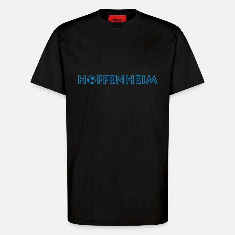 hoffenheim - T-Shirt - made by SPREAD - SOLID BLACK