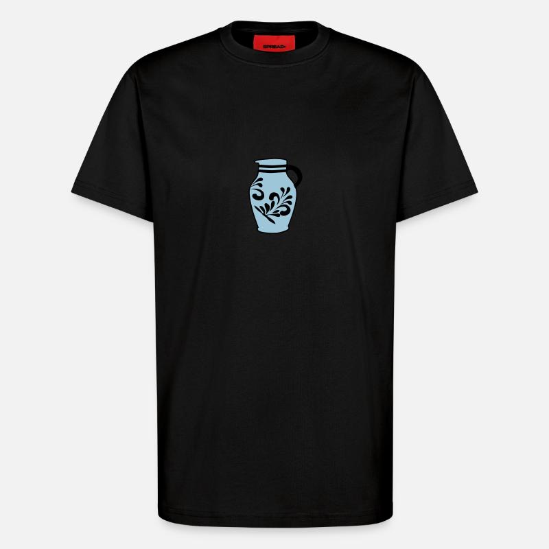 Hessischer Bembel - T-Shirt - made by SPREAD - SOLID BLACK