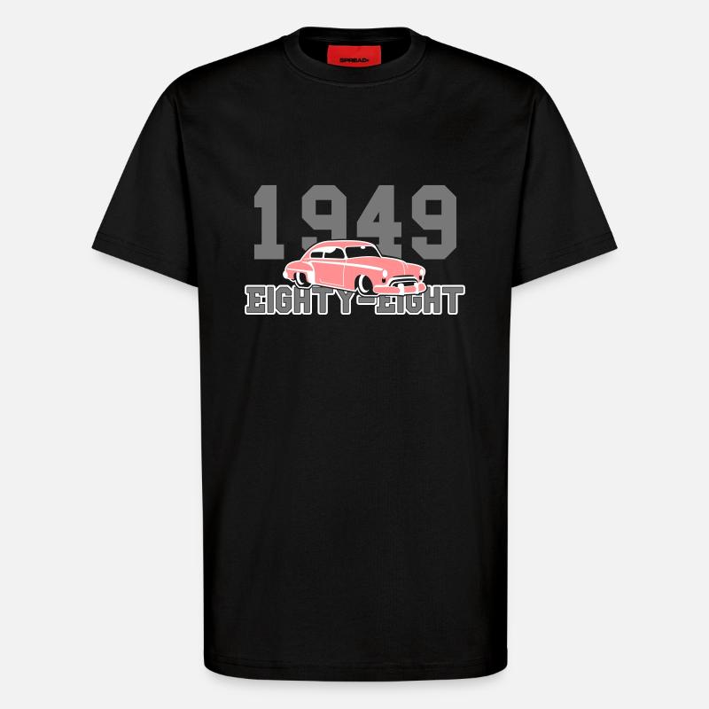 classic Oldsmobile from 1949 - T-Shirt - made by SPREAD - SOLID BLACK