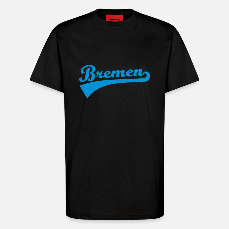 Bremen - T-Shirt - made by SPREAD - SOLID BLACK