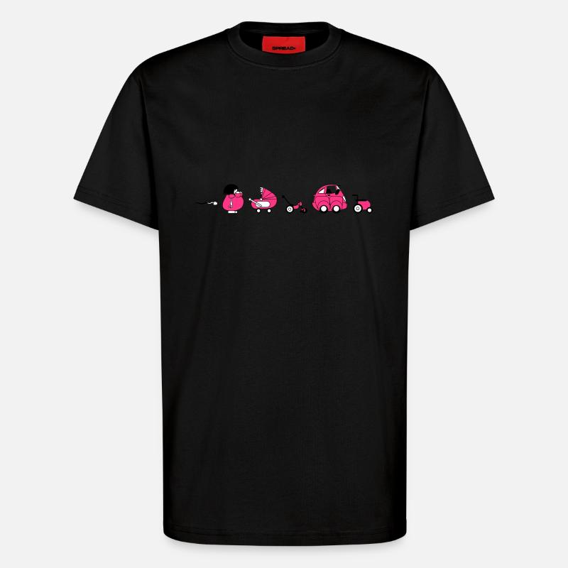 Evolution erfahren - T-Shirt - made by SPREAD - SOLID BLACK