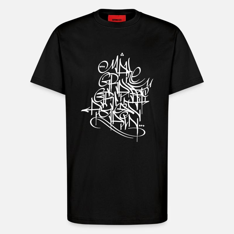 Make Graffiti Great Again - T-Shirt - made by SPREAD - SOLID BLACK