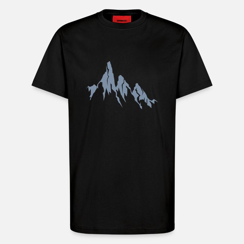 cerrotorre 3 - T-Shirt - made by SPREAD - SOLID BLACK