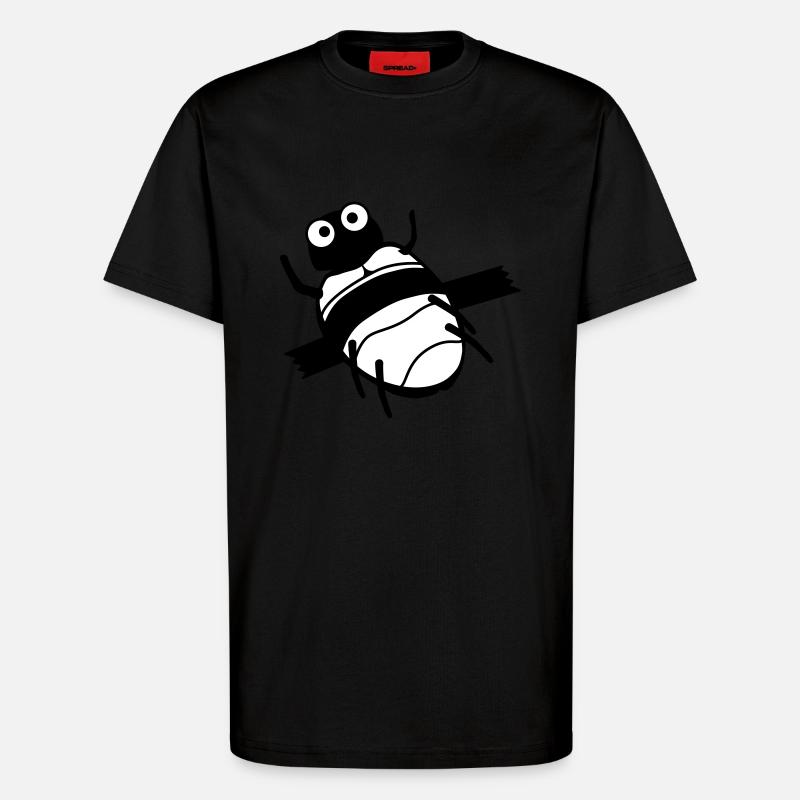 bug fixing kaefer feature tixo - T-Shirt - made by SPREAD - SOLID BLACK