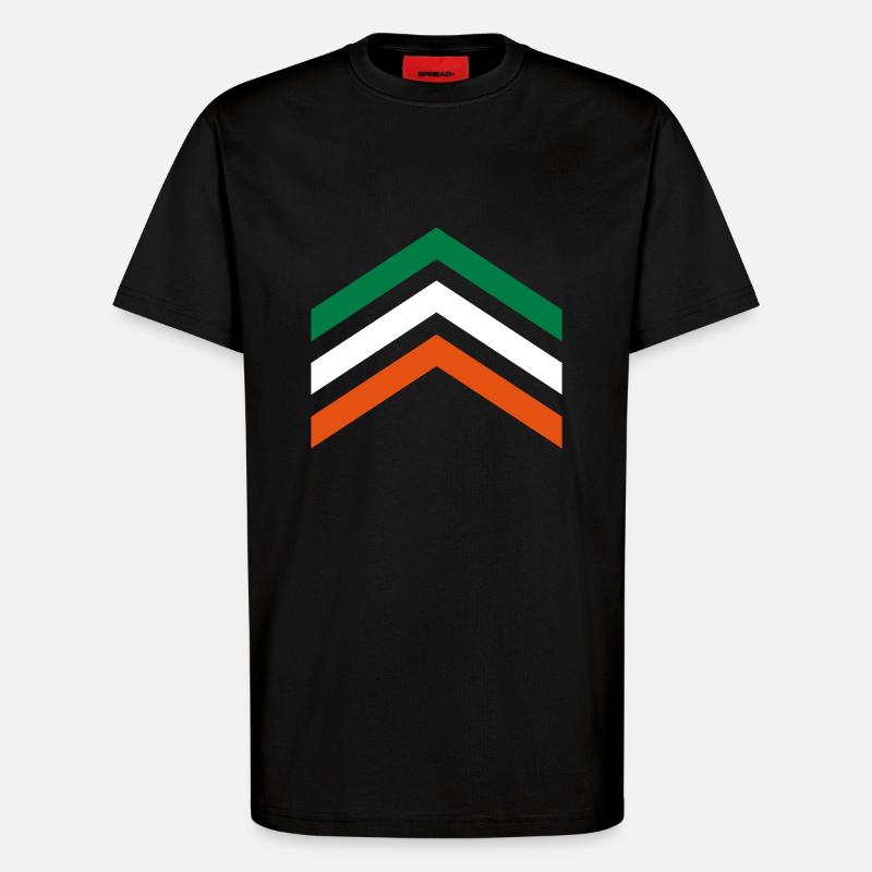 Irland - T-Shirt - made by SPREAD - SOLID BLACK
