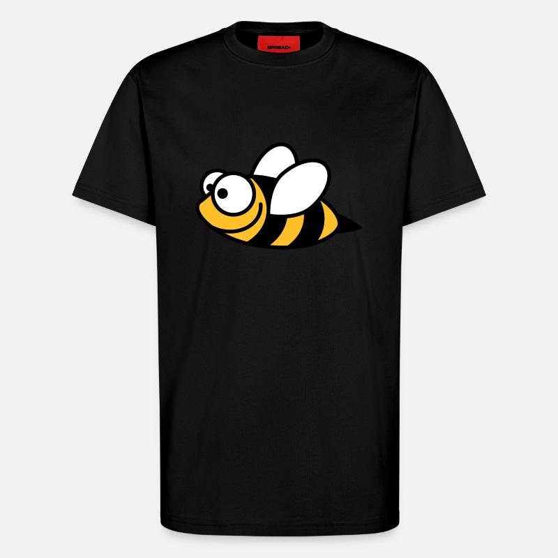 bienchen_3c - T-shirt bio décontracté fabriqué en UE - SOLID BLACK