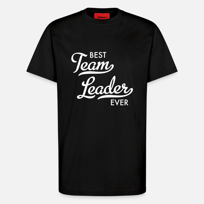 Bester Teamleiter - T-Shirt - made by SPREAD - SOLID BLACK