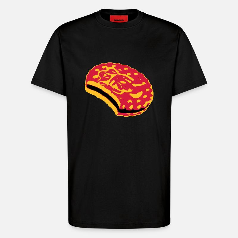 Keks - T-Shirt - made by SPREAD - SOLID BLACK