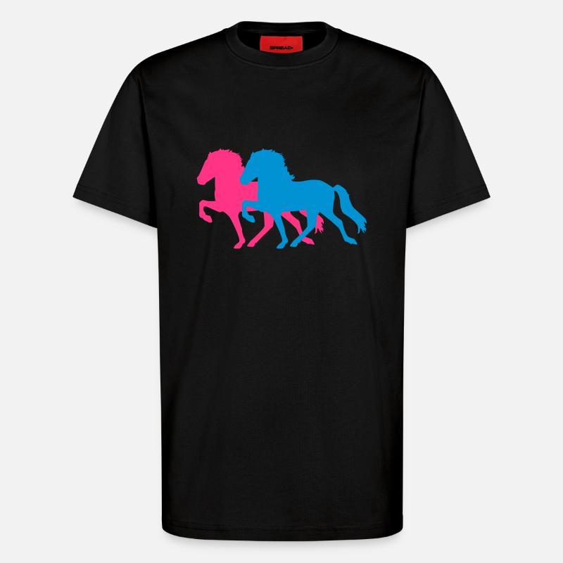 Tölter - T-Shirt - made by SPREAD - SOLID BLACK