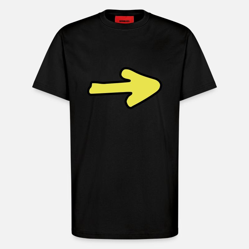 Pfeil XIIa - T-Shirt - made by SPREAD - SOLID BLACK