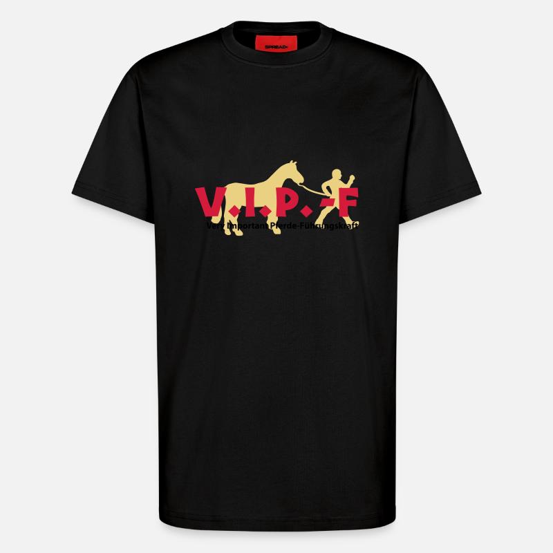 VIP-F - T-Shirt - made by SPREAD - SOLID BLACK