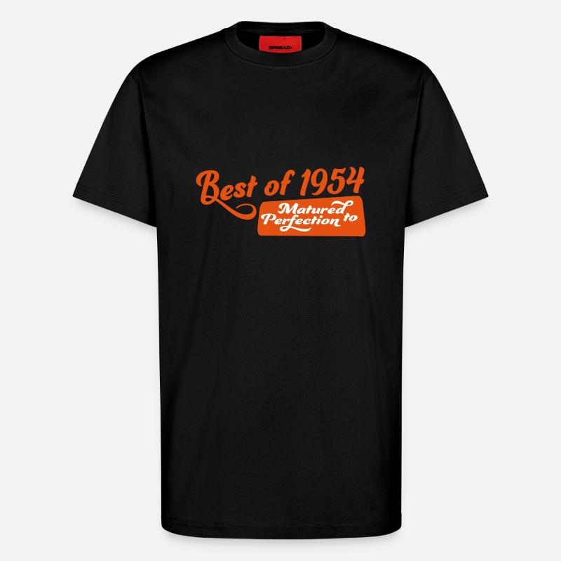 1954 - T-Shirt - made by SPREAD - SOLID BLACK