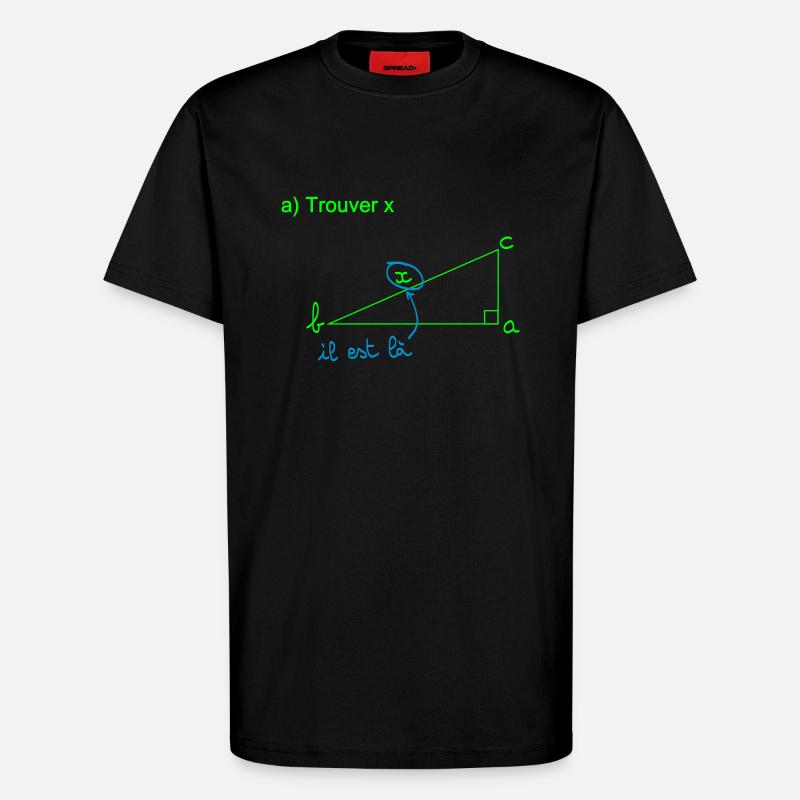 Finde x - T-Shirt - made by SPREAD - SOLID BLACK