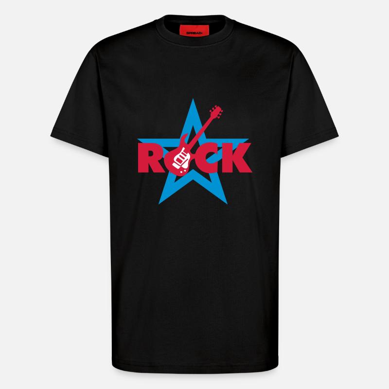 rock_star_042013_c_3c - T-shirt bio décontracté fabriqué en UE - SOLID BLACK