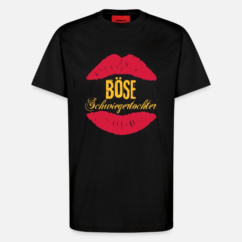 Böse Schwiegertochter - T-Shirt - made by SPREAD - SOLID BLACK
