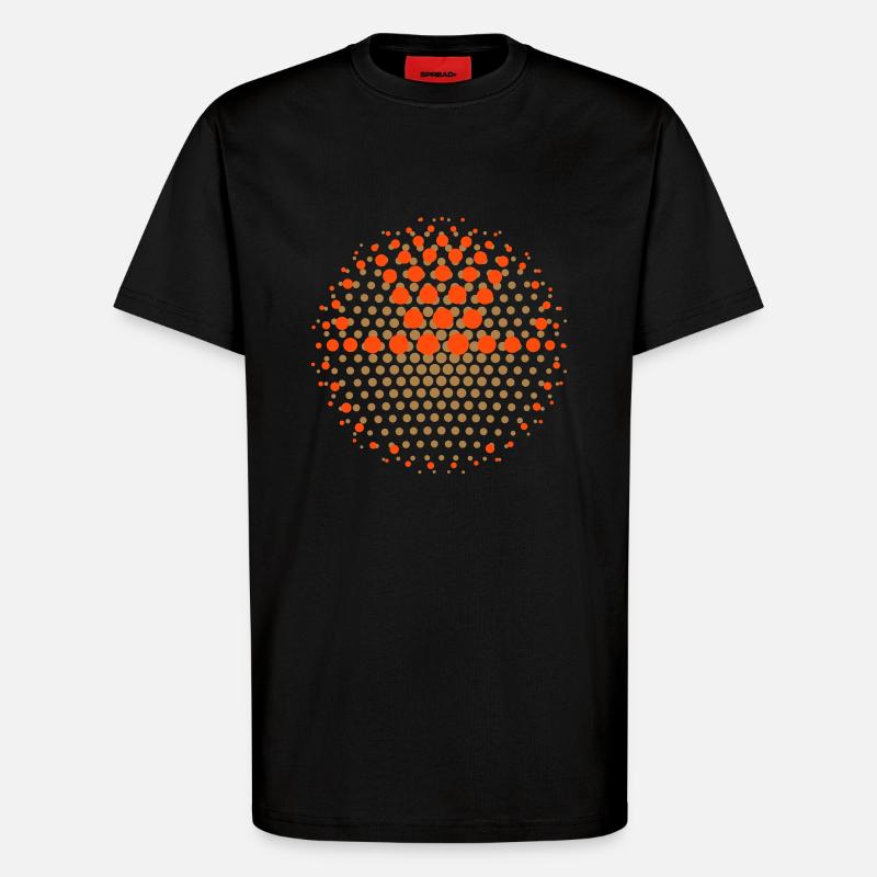 DISCO INFERNO III SMILEY - T-Shirt - made by SPREAD - SOLID BLACK