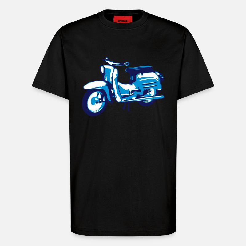Schwalbe 2 (3 col.) - T-Shirt - made by SPREAD - SOLID BLACK