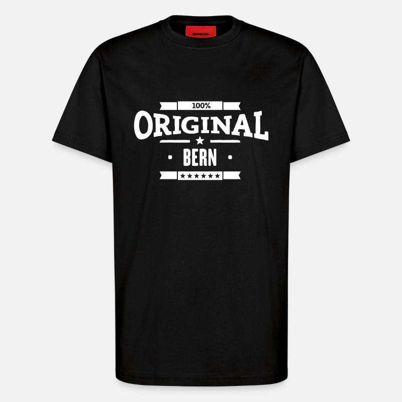 Original Bern - T-Shirt - made by SPREAD - SOLID BLACK