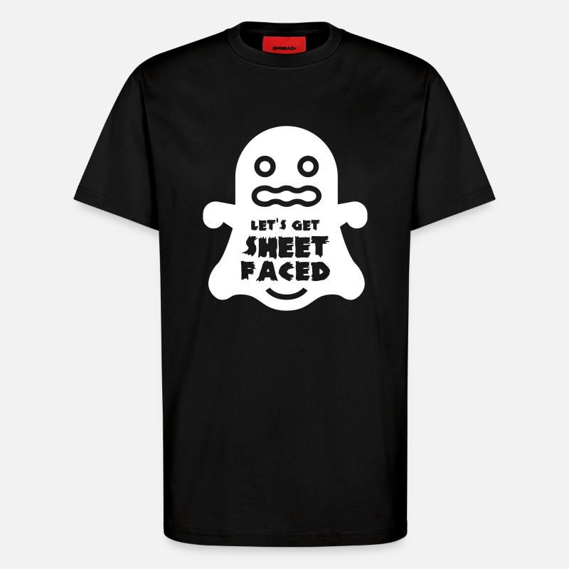 Halloween - Ghost - T-Shirt - made by SPREAD - SOLID BLACK