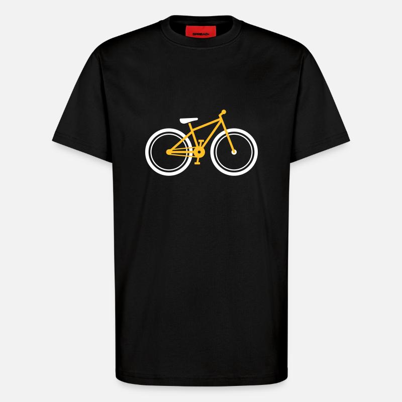 Fahrrad - T-Shirt - made by SPREAD - SOLID BLACK