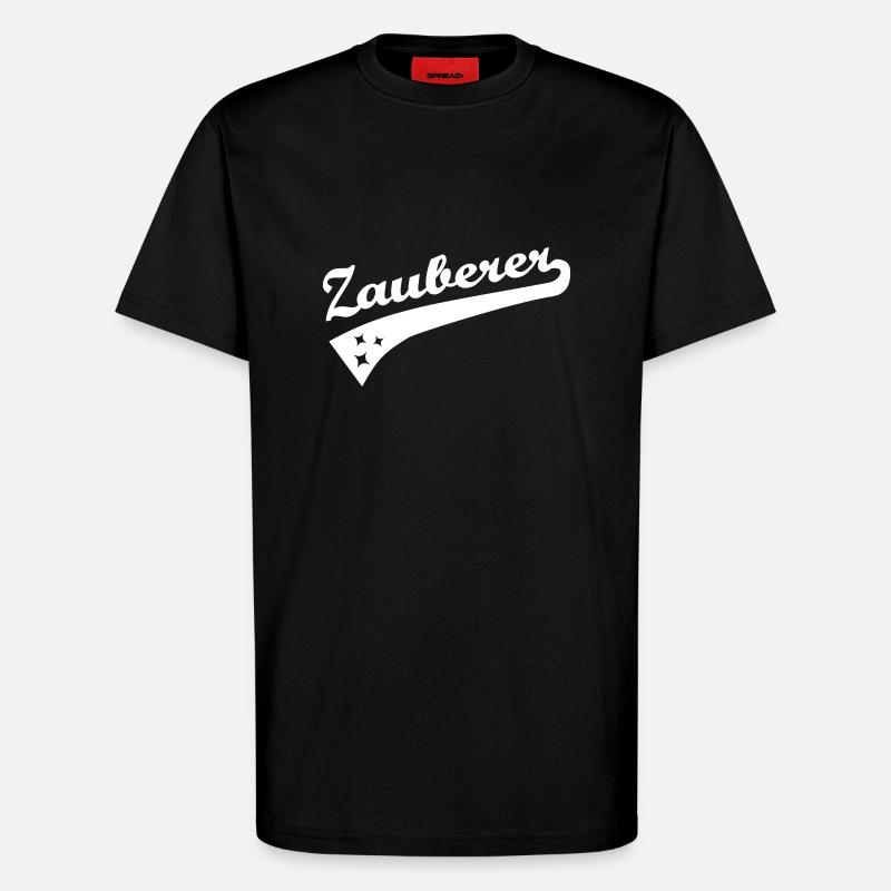 Zauberer - T-Shirt - made by SPREAD - SOLID BLACK
