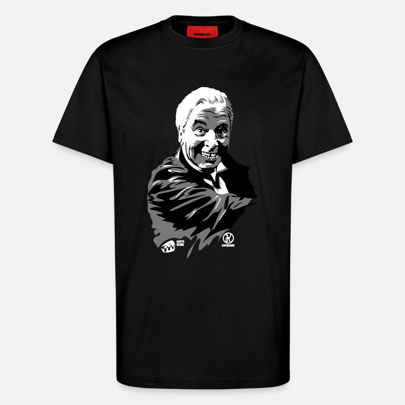Dinner for one - T-Shirt - made by SPREAD - SOLID BLACK
