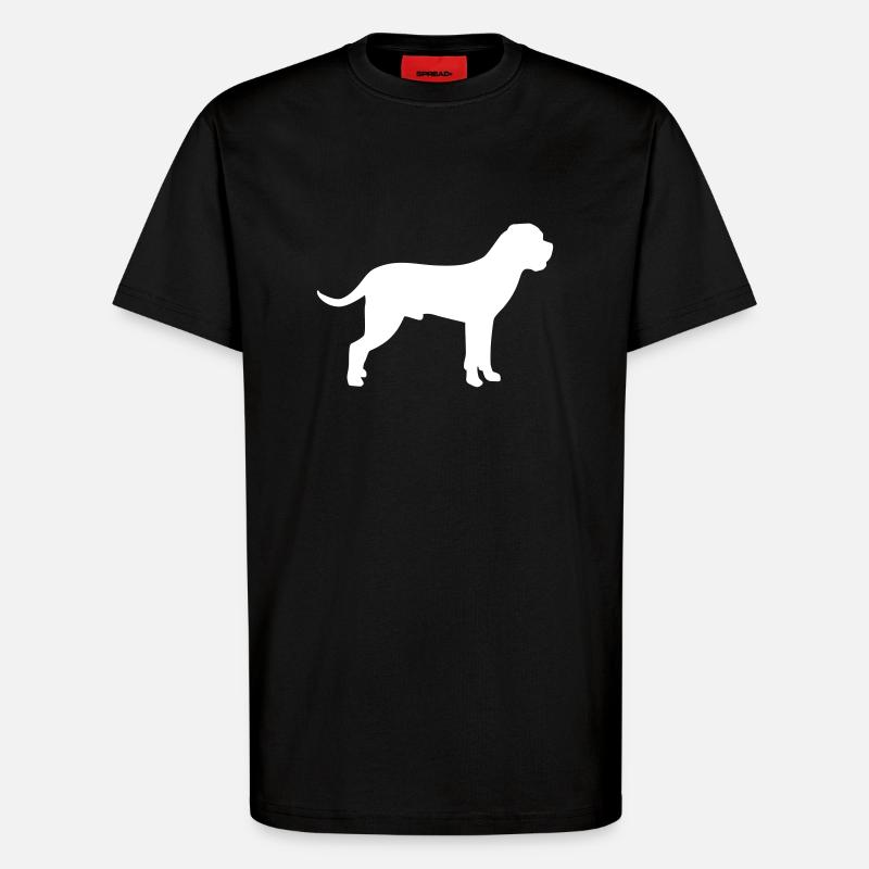 Cane Corso - T-Shirt - made by SPREAD - SOLID BLACK