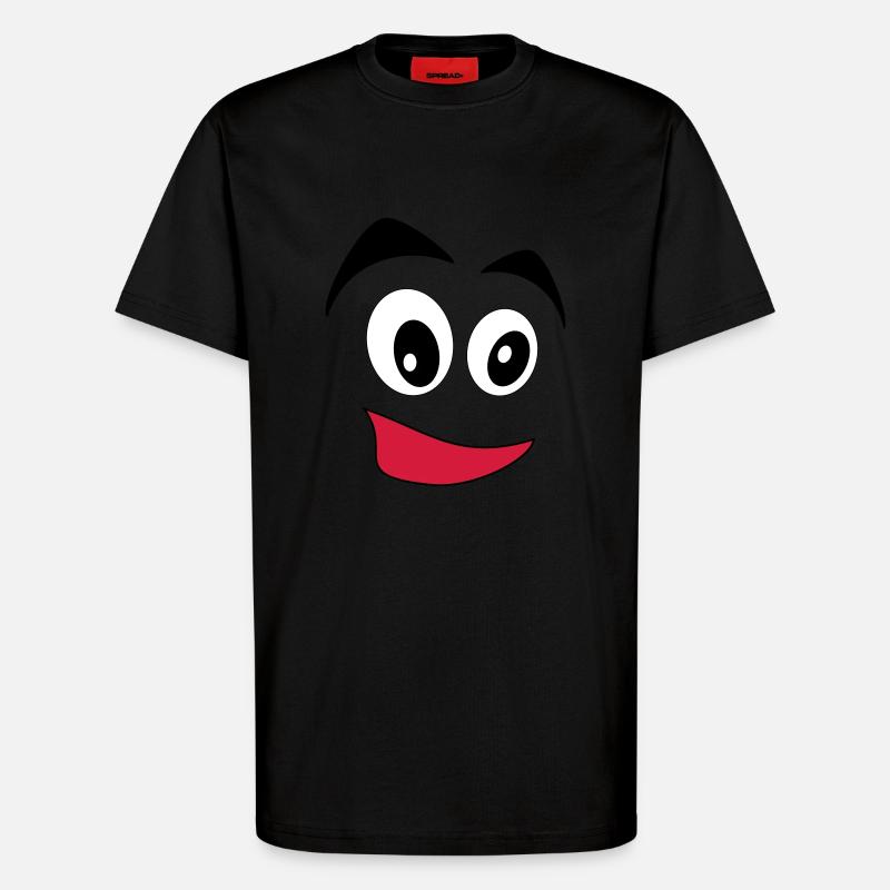 comic - T-Shirt - made by SPREAD - SOLID BLACK