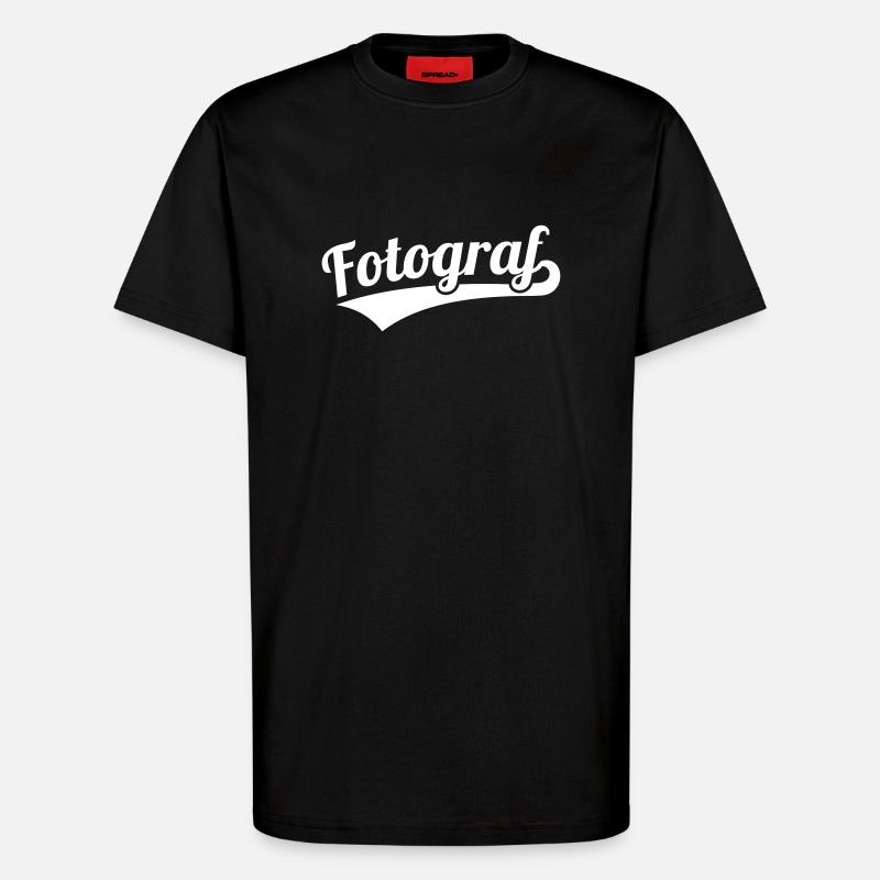 Fotograf - T-Shirt - made by SPREAD - SOLID BLACK