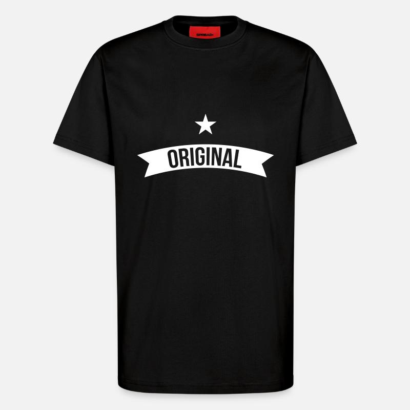 Original - T-Shirt - made by SPREAD - SOLID BLACK