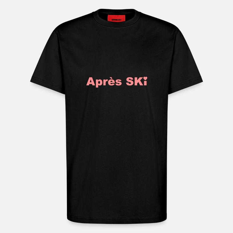 Après Ski - T-Shirt - made by SPREAD - SOLID BLACK