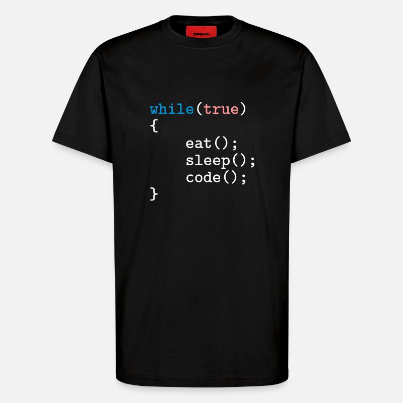 Programmierer, Software, Informatik, Developer - T-Shirt - made by SPREAD - SOLID BLACK